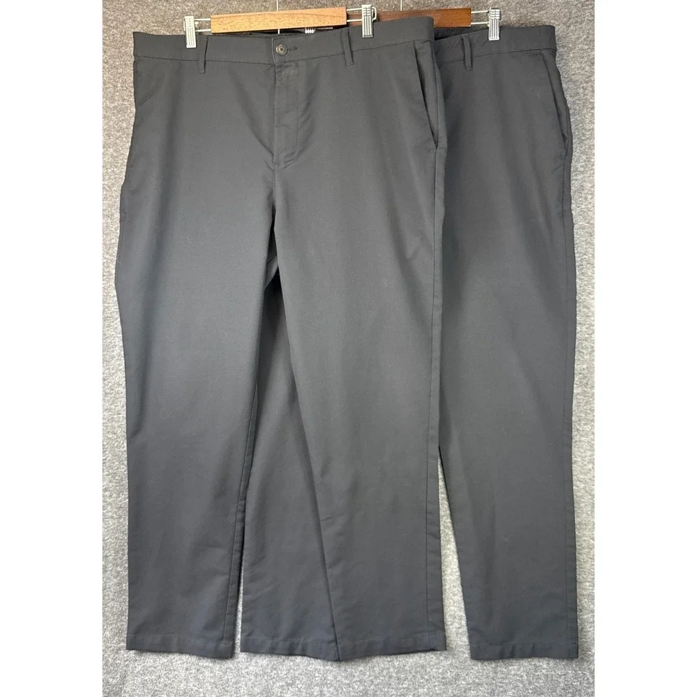2X Banana Republic Performance Chino Pants Mens 40 Black Lightweight Tech Travel
